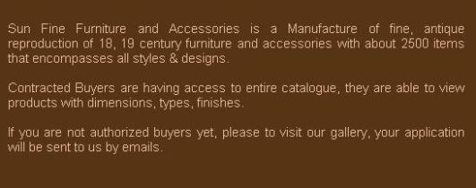 SUN FINE FURNITURE