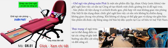 Ghế ngủ văn phòng - Xuân Phát