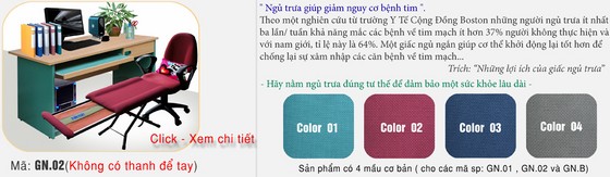 Ghế ngủ văn phòng - Xuân Phát