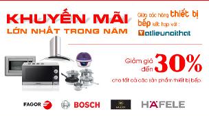 http://vatlieunoithat.com.vn/ Giảm giá đến 30% cho tất cả các sản phẩm thiết bị bếp