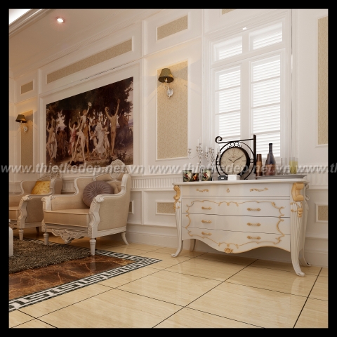 phong cách cổ điển trong nội thất
