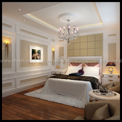 Phòng khách phong cách Tân cổ điển