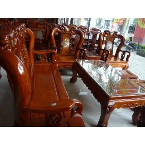 Bàn ghế salon gỗ