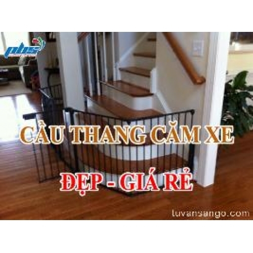 Cầu thang gỗ Căm Xe PBS