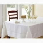 Khăn trải bàn màu trắng 001
