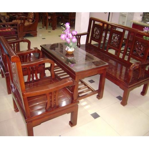 Bộ bàn ghế Chữ Thọ. Sản phẩm làm bằng gỗ Xoan Đào