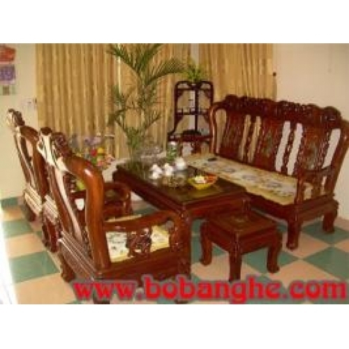 Bộ bàn ghế gỗ hương Minh Quốc hồng khảm ốc-MHC02