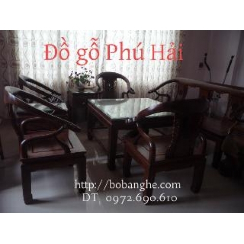 Bộ Bàn Ghế Minh Lùn Gỗ Cẩm Lai ML01
