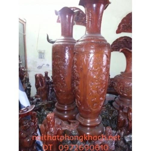 Đôi Lộc Bình Cham ba mặt LB18