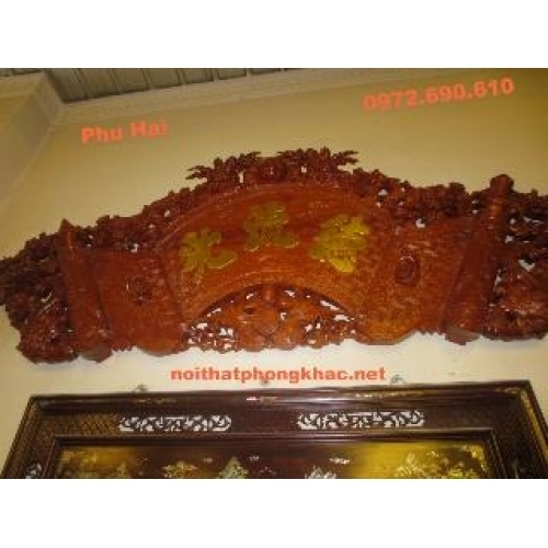 Hoành phi câu đối Dát vàng HP04