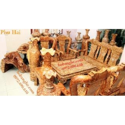 Đồ Gỗ nu nghiến – Gỗ ngọc nghiến Sang trọng quí phái