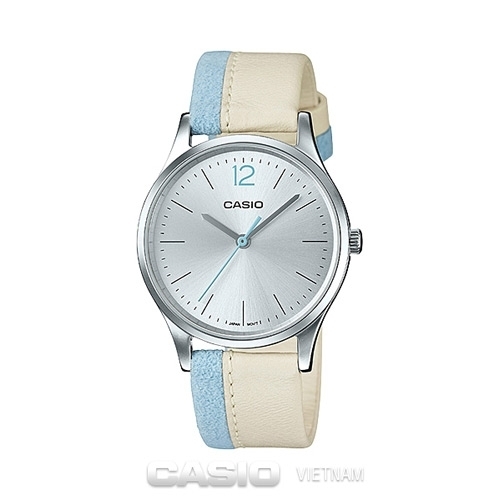 Đồng hồ nữ Casio LTP-E133L-2B2 dây da hai màu