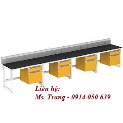 Bàn Thí Nghiệm Áp Tường Đạt Tiêu Chuẩn GMP