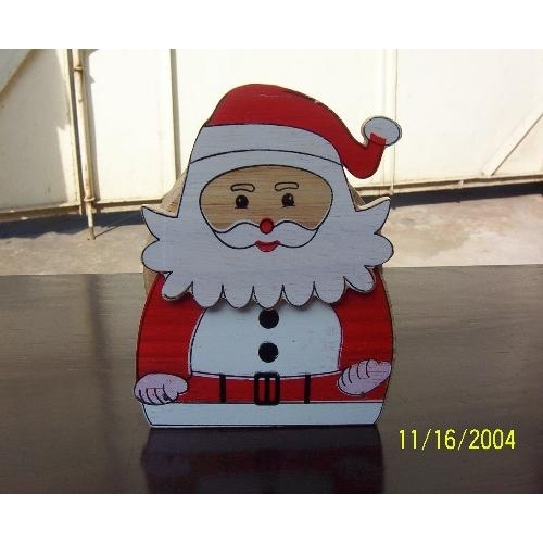 COASTER SHAPE FATHER CHRISTMAS
