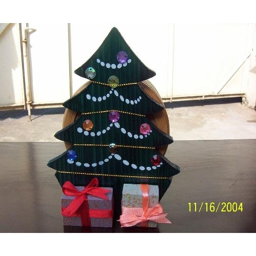 COASTER SHAPE PINE TREE