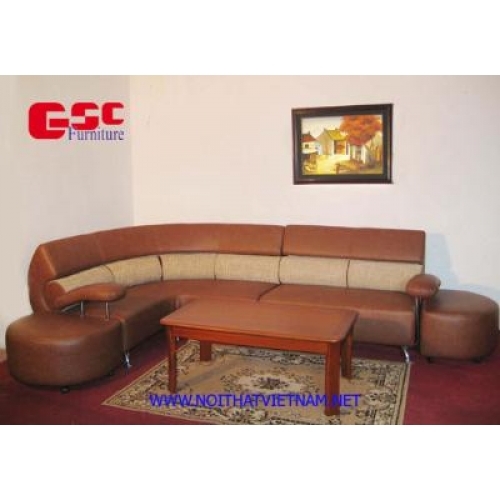 BỘ GHẾ SOFA GÓC PHỐI MÀU GSC-SOFA-D03