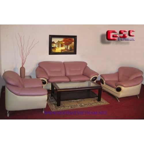 SOFA KHUNG GỖ BỌC DA GSC-SOFA-D18