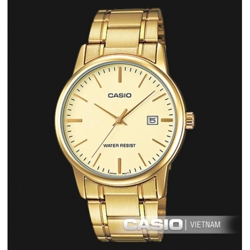 Đồng hồ casio nam mtp-v002g-9audf gold cao cấp