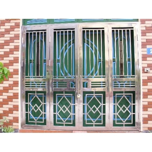 Cửa cổng inox 45