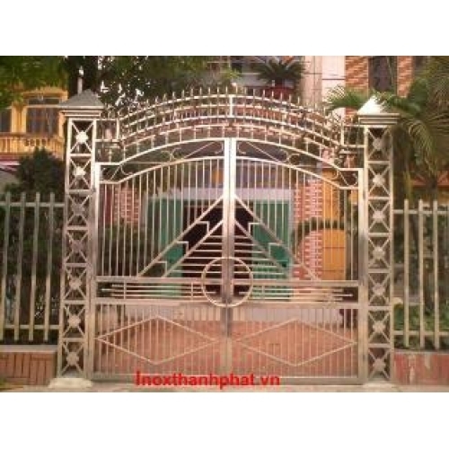 Cửa cổng inox 40