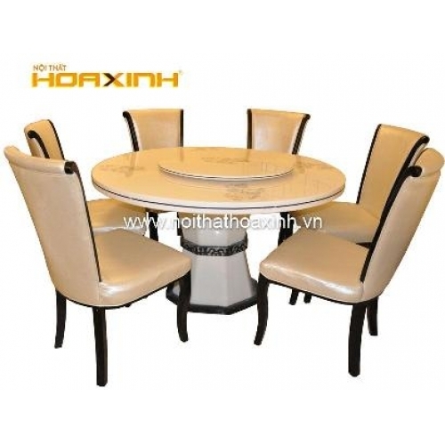 Bộ bàn ăn tròn HXBT005 + HXGY29