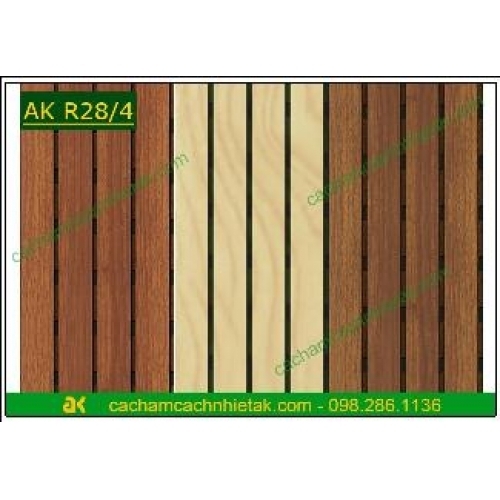 Gỗ tiêu âm xẻ rãnh AK-R28/4