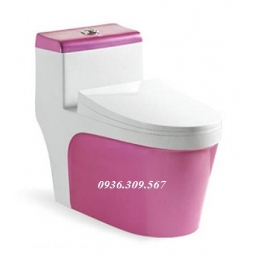 BỒN CẦU LIỀN KHỐI HỒNG KÔNG MÀU TÍM  MÃ SỐ YWWY-8962