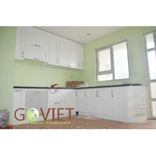 Tủ bếp gỗ Sồi nhà anh Tường - Hồ Tùng Mậu