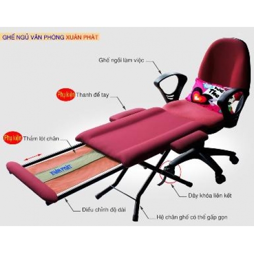 Ghế ngủ văn phòng Xuân Phát - GN.01