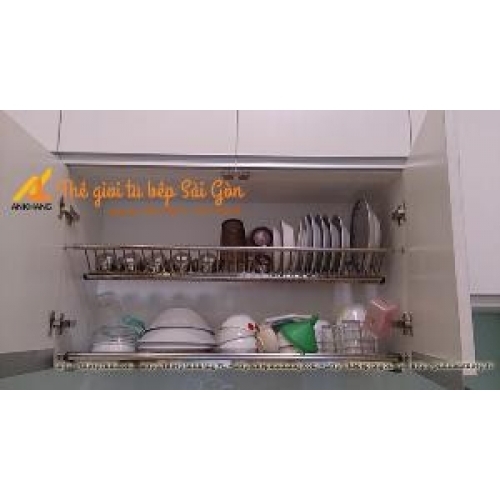 Phụ kiện kệ chén dĩa inox 304 tủ bếp.