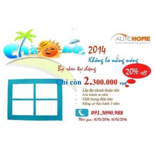 rèm tự động giá rẻ chỉ 2 triệu 3/ bộ