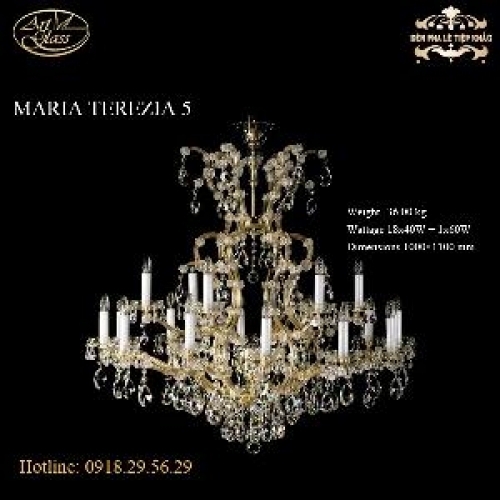 Đèn chùm pha lê MARIA TEREZIA 5
