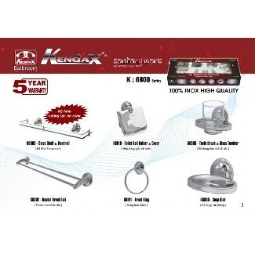 PHỤ KIỆN 6 MÓN PHÒNG TẮM KENDAX