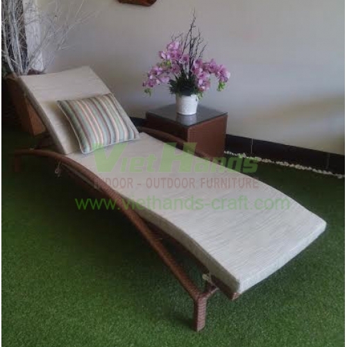 Giường nhựa giả mây cao cấp