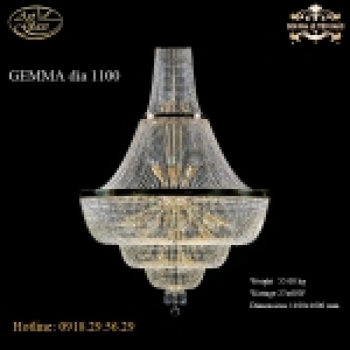 Đèn pha lê Cao Cấp-GEMMA dia 1100