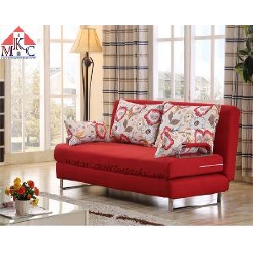 Sofa giường 2 in 1 rộng 1,5m màu Đỏ