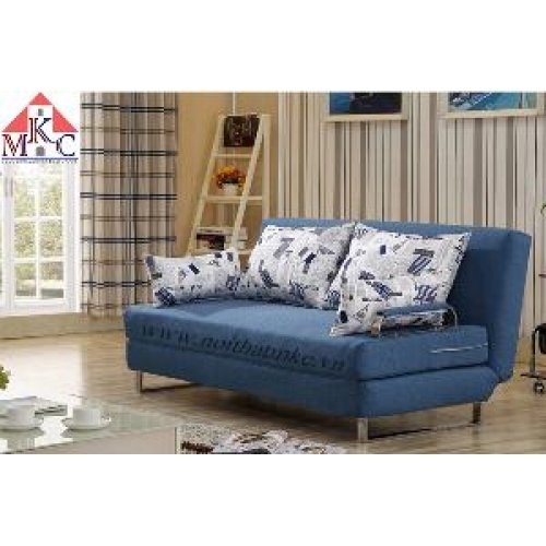 Sofa giường rộng 1.5m, màu xanh lục