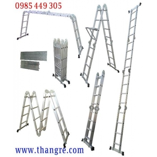 Thang gấp 4 đa năng dài 4,7m NIKITA