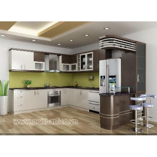 Thiết kế nội thất phòng bếp chung cư