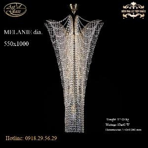 Đèn pha lê Tiệp Khắc dòng đèn pha lê hiện đại