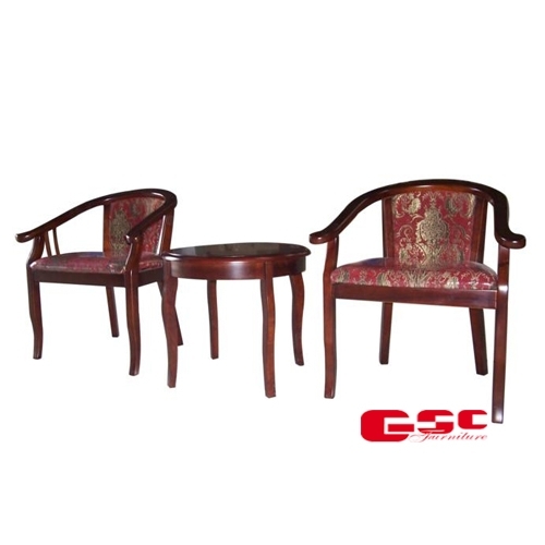 Bàn ghế khách sạn BKS04 + GKS04