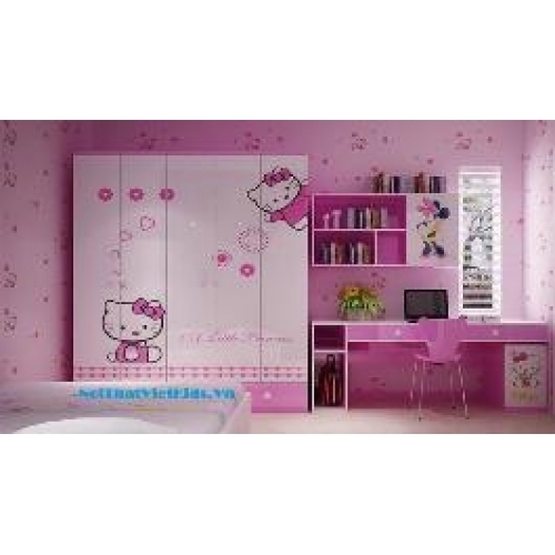 Phòng ngủ Hello Kitty 1