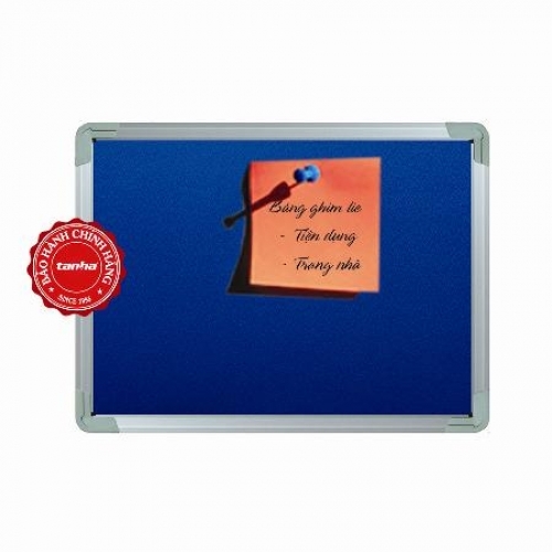 Bảng ghim vải nỉ treo tường khung nhôm TH20