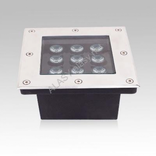 Đèn LED âm đất 9W vuông-GHT309