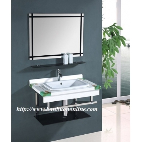 LAVABO CHẬU SỨ ĐẶT TRÊN BÀN ĐÁ MÃ SỐ TT-3002