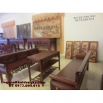 Bộ trường kỷ đẹp đồ gỗ đồng kỵ TK58