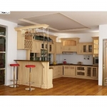 Tủ bếp gỗ sồi TB01