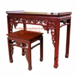 Ân gian – Bàn thờ tứ linh Chạm hoa văn ST02
