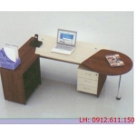Ban luon 3 bàn làm việc mapble Hòa Phát