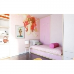 Mẫu thiết kế phòng ngủ hiện đại dễ thương cho bé gái
